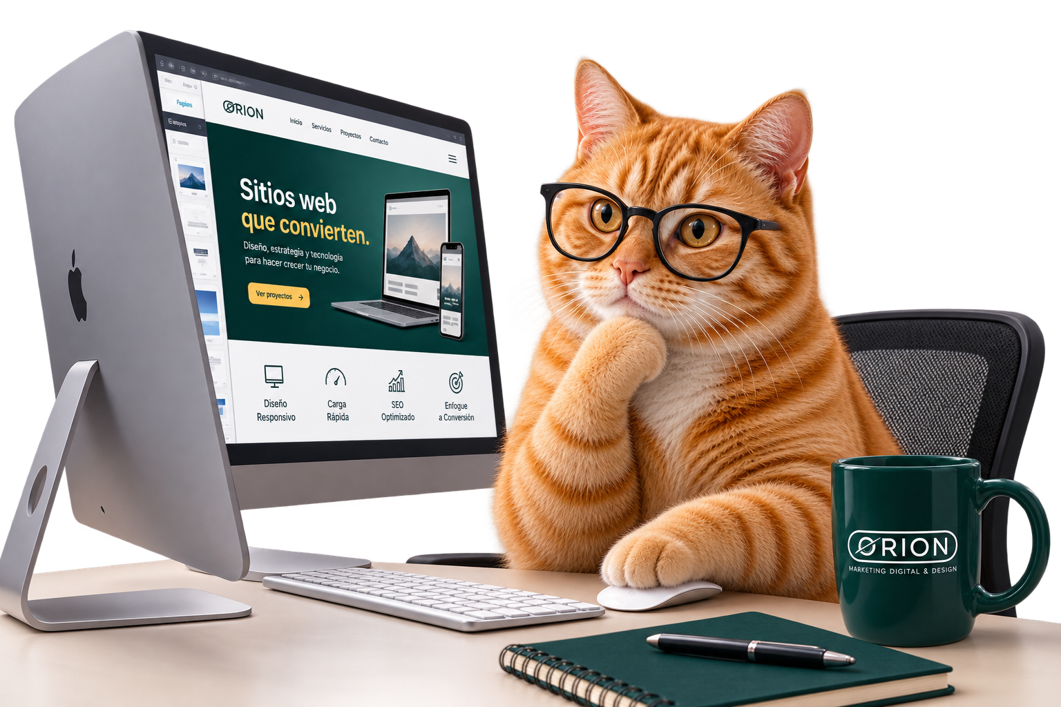 Orion, mascota de Orion Marketing